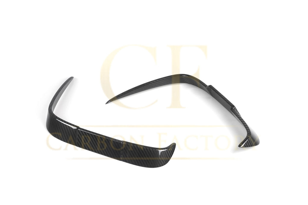 DS Style Pre-Preg Carbon Fibre Rear Bumper Canards for BMW F87 M2 13-21