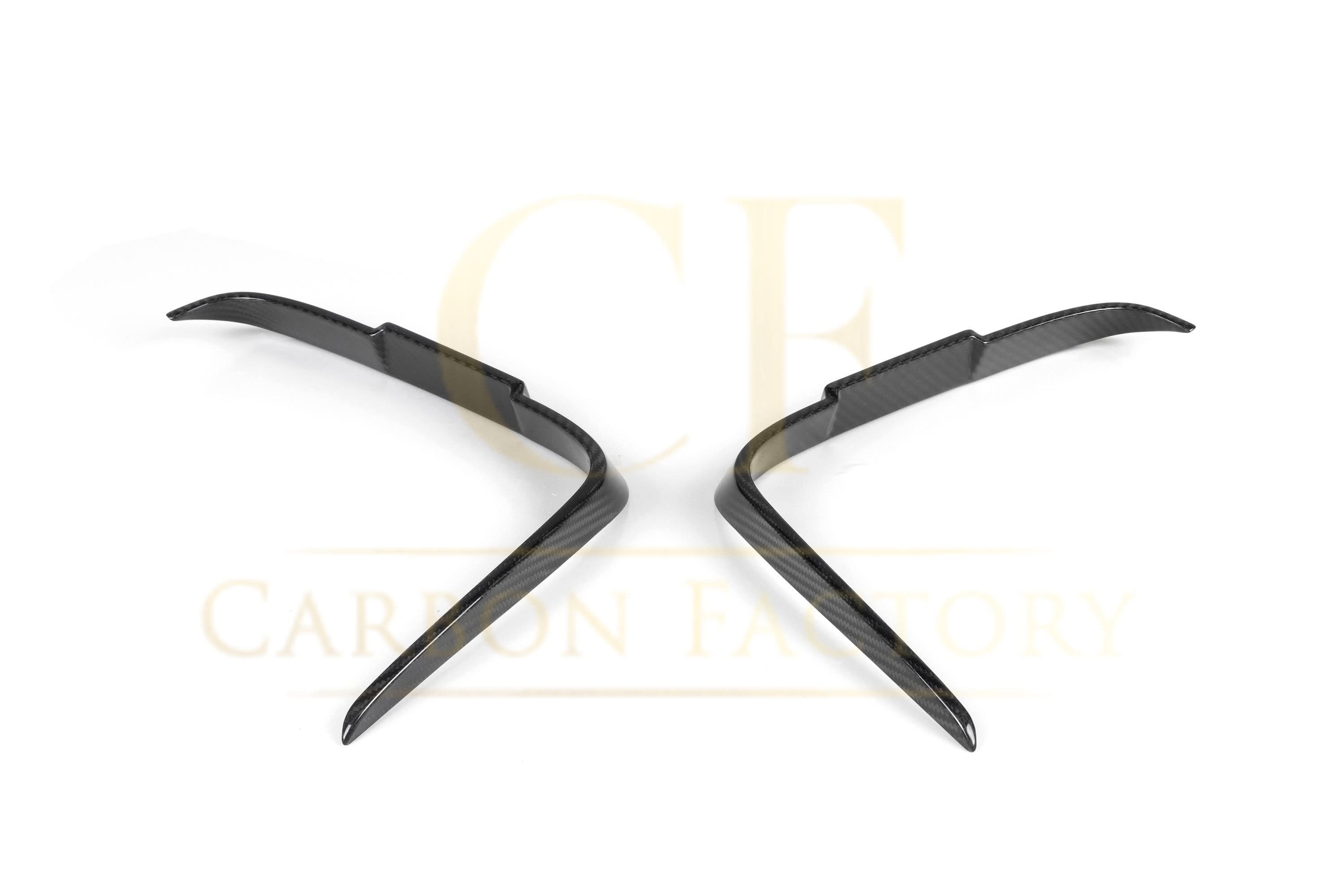 DS Style Pre-Preg Carbon Fibre Rear Bumper Canards for BMW F87 M2 13-21