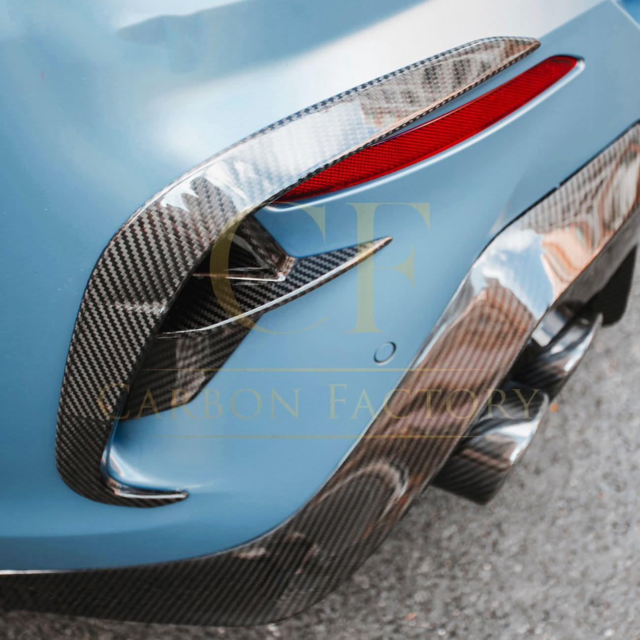 DS Style Pre-Preg Carbon Fibre Rear Canards for BMW G14 G15 G16 8 Series 20-24