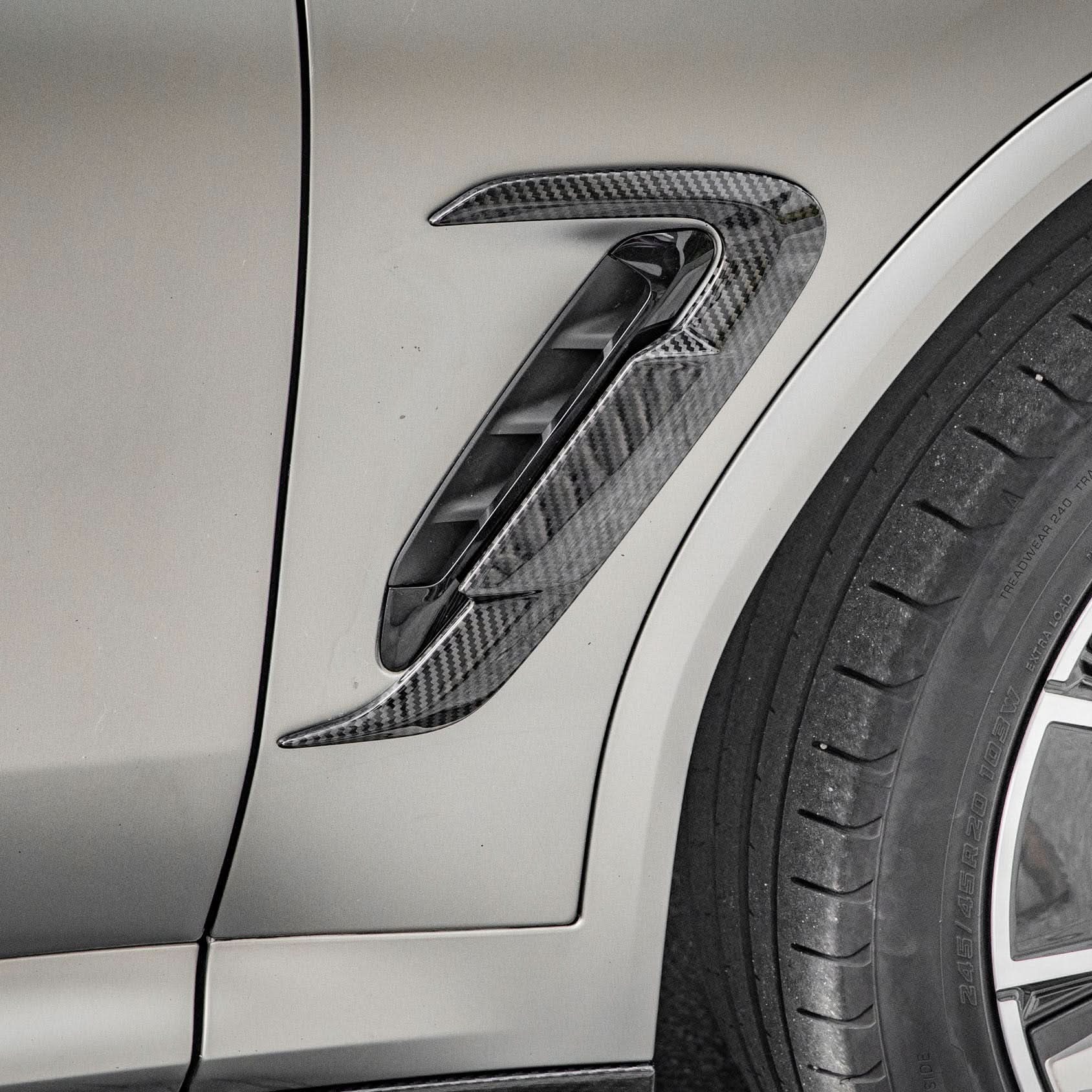 DS Style Pre-Preg Carbon Fibre Side Fender Trims for BMW G01 X3 G02 X4 G08 IX3 LCI 22-25