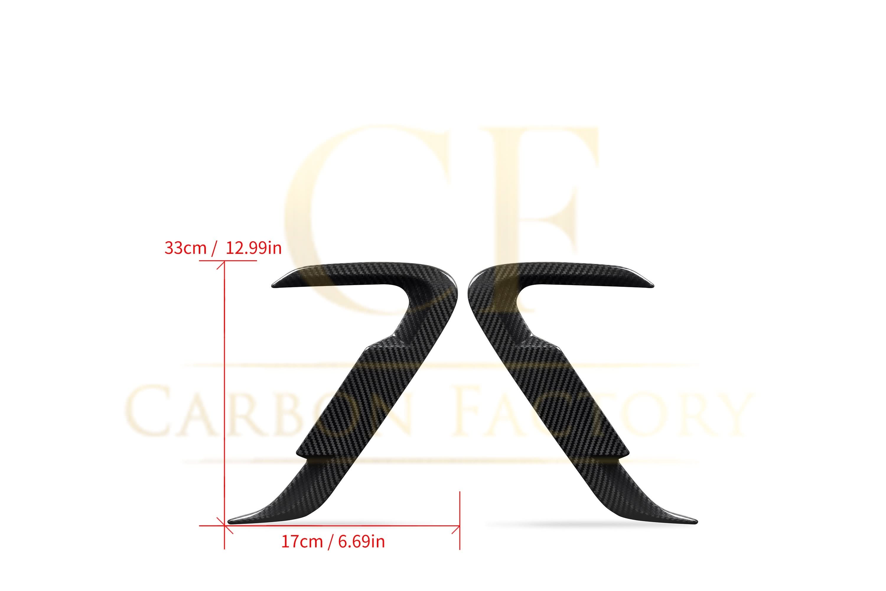 DS Style Pre-Preg Carbon Fibre Side Fender Trims for BMW G01 X3 G02 X4 G08 IX3 LCI 22-25