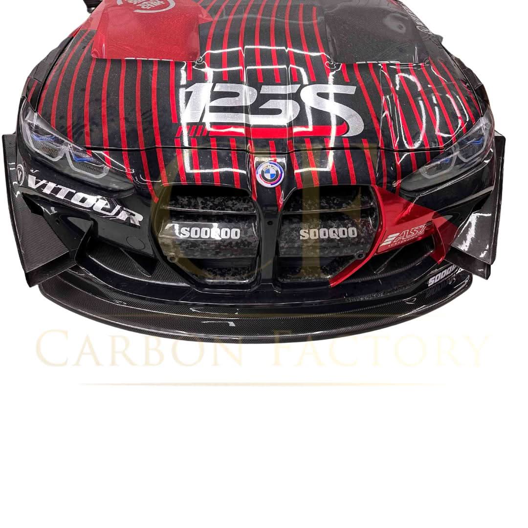 GT4 Style Pre-Preg Carbon Fibre Front Canards for BMW G80 G81 M3 G82 G83 M4 21-Present