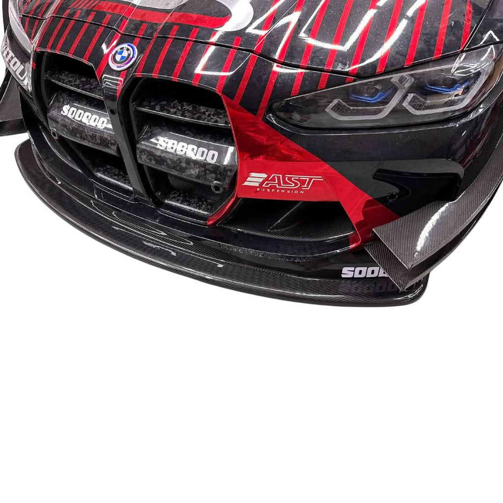 GT4 Style Pre-Preg Carbon Fibre Front Canards for BMW G80 G81 M3 G82 G83 M4 21-Present