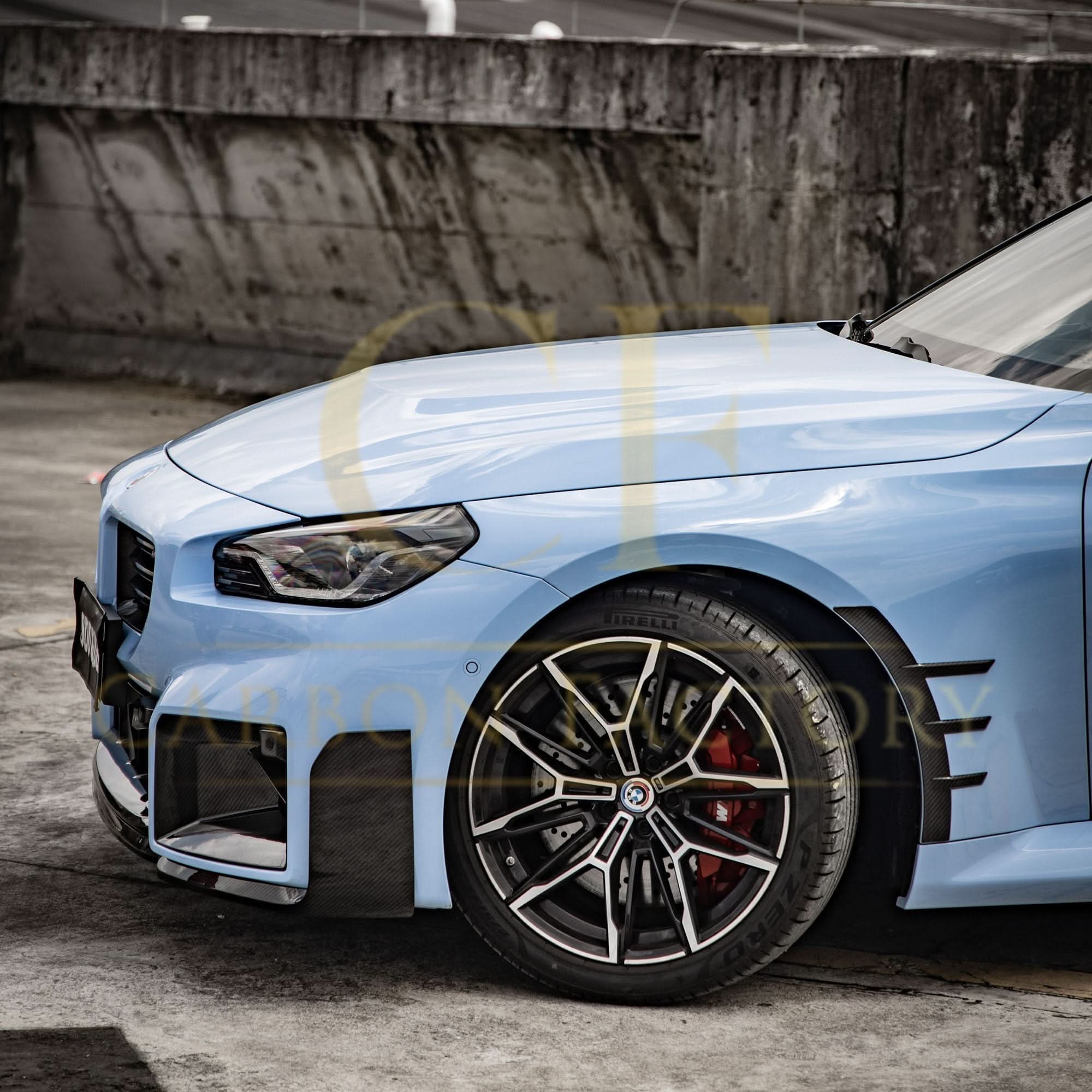 MP Style Pre-Preg Carbon Fibre Front Arch Trims for BMW G87 M2 23-Present