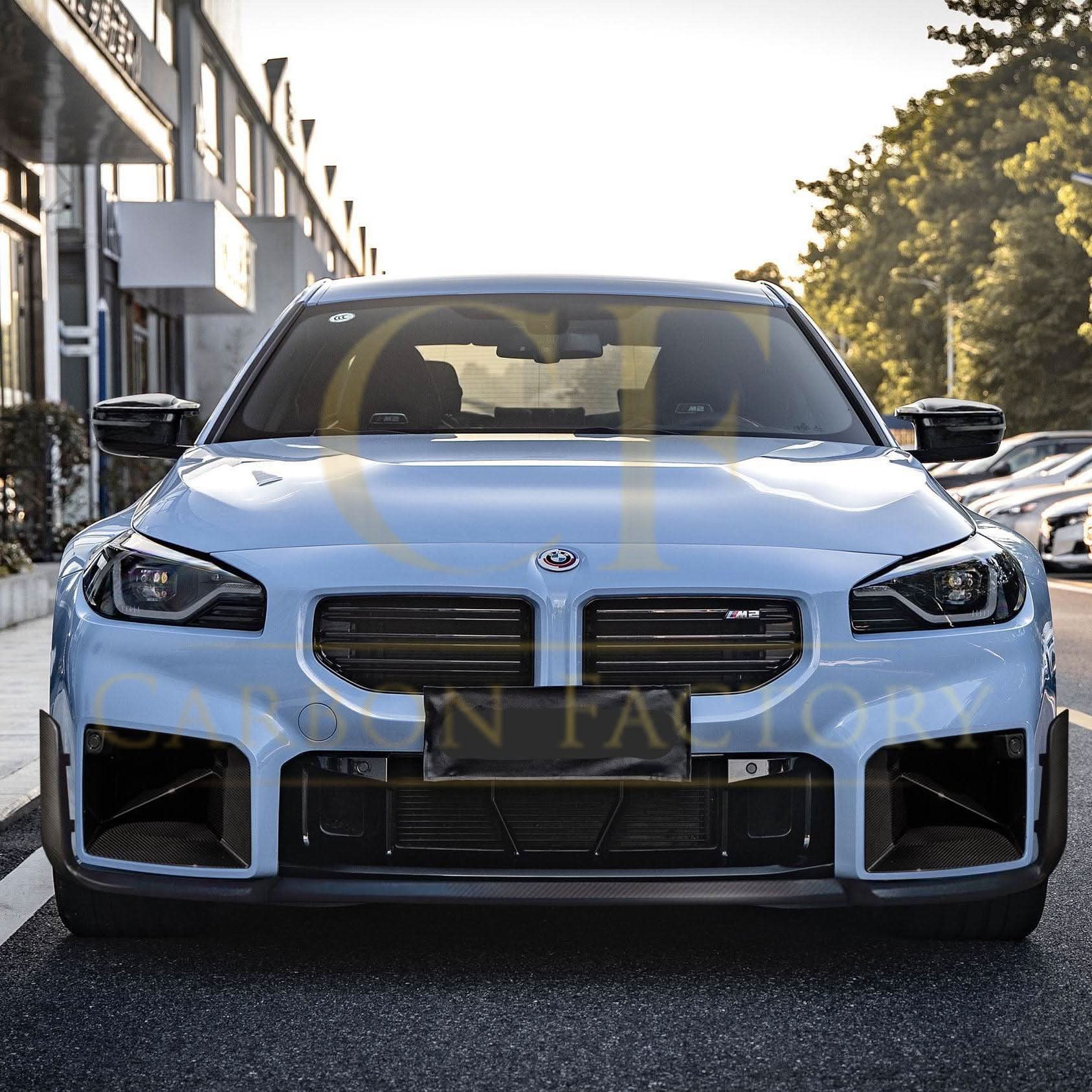 MP Style Pre-Preg Carbon Fibre Front Induction Trims for BMW G87 M2 23-Present