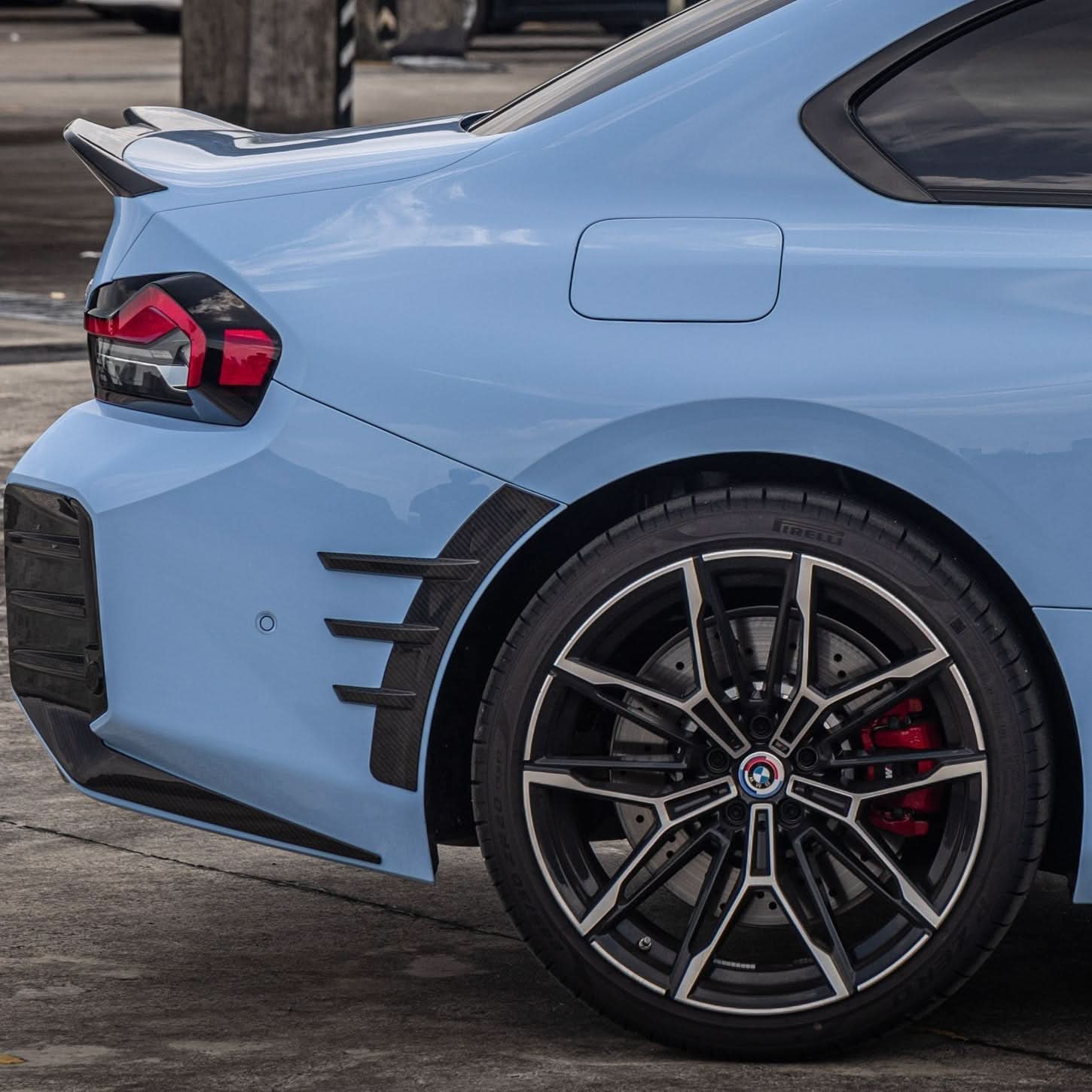 MP Style Pre-Preg Carbon Fibre Rear Arch Trims for BMW G87 M2 23-Present