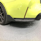 MP Style Pre-Preg Carbon Fibre Rear Bumper Spats for BMW G80 G81 M3 21-Present