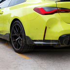 MP Style Pre-Preg Carbon Fibre Rear Bumper Spats for BMW G80 G81 M3 21-Present