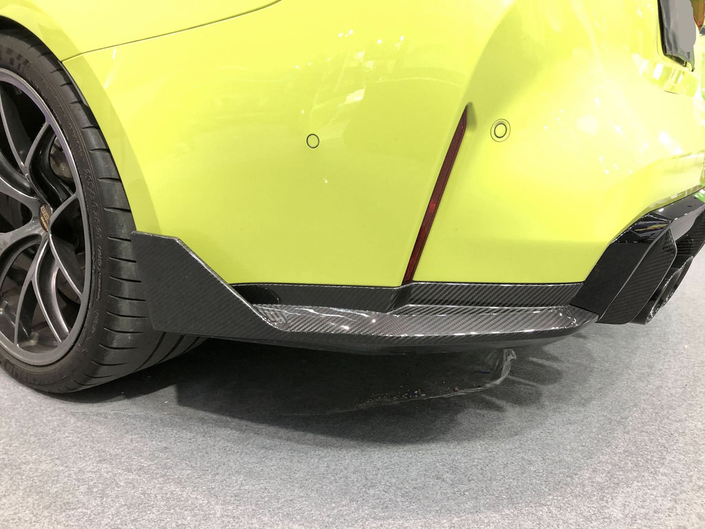 MP Style Pre-Preg Carbon Fibre Rear Bumper Spats for BMW G82 G83 M4 21-Present