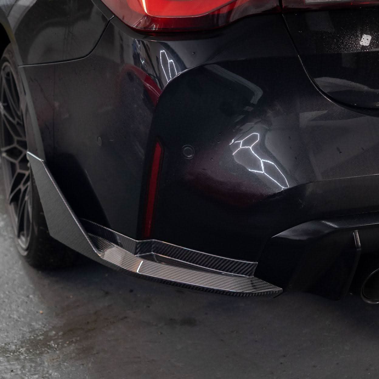 MP Style Pre-Preg Carbon Fibre Rear Bumper Spats for BMW G82 G83 M4 21-Present
