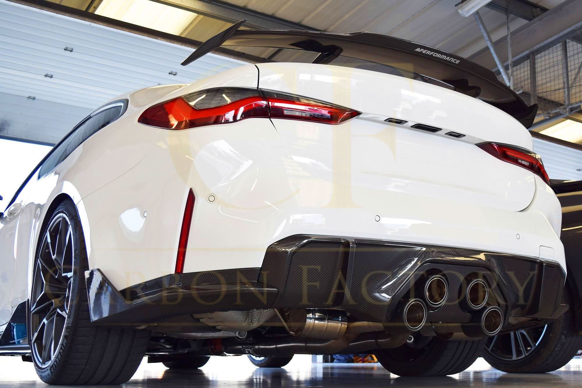 MP Style Pre-Preg Carbon Fibre Rear Bumper Spats for BMW G82 G83 M4 21-Present