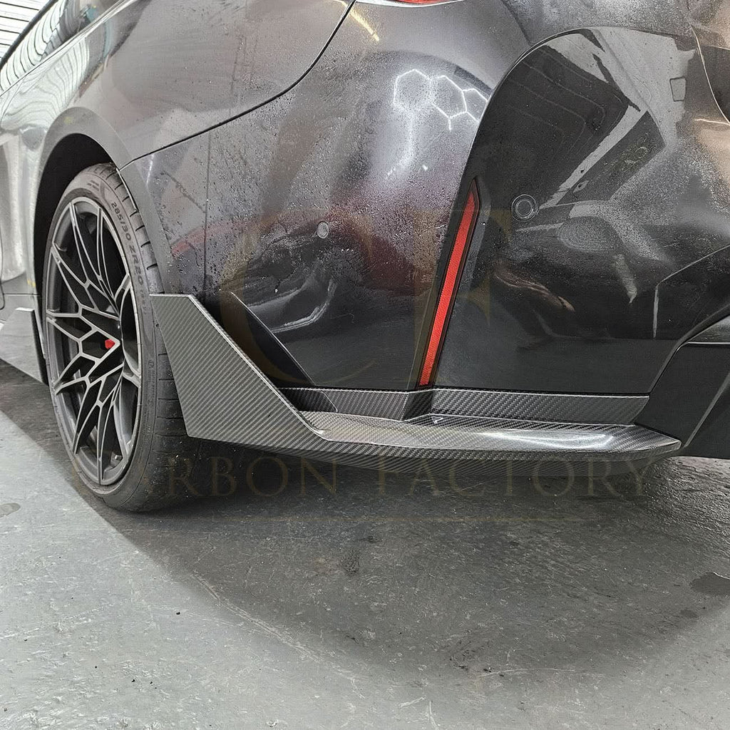 MP Style Pre-Preg Carbon Fibre Rear Bumper Spats for BMW G82 G83 M4 21-Present