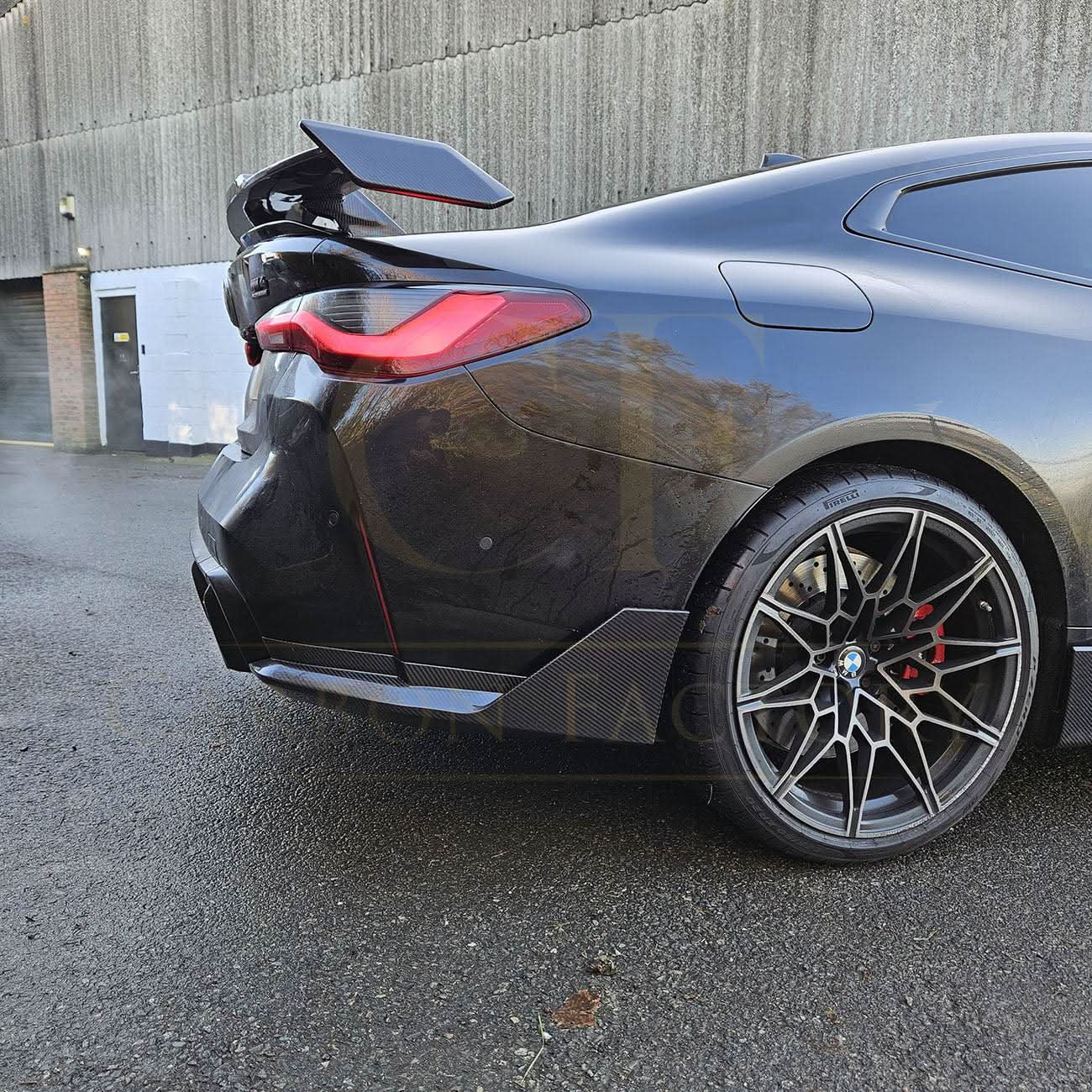 MP Style Pre-Preg Carbon Fibre Rear Bumper Spats for BMW G82 G83 M4 21-Present