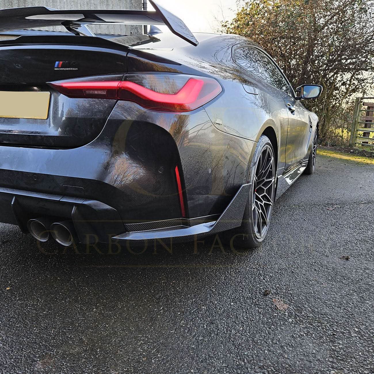 MP Style Pre-Preg Carbon Fibre Rear Bumper Spats for BMW G82 G83 M4 21-Present