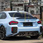 MP Style Pre-Preg Carbon Fibre Rear Bumper Trims for BMW G87 M2 23-Present
