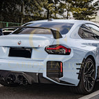 MP Style Pre-Preg Carbon Fibre Rear Bumper Trims for BMW G87 M2 23-Present