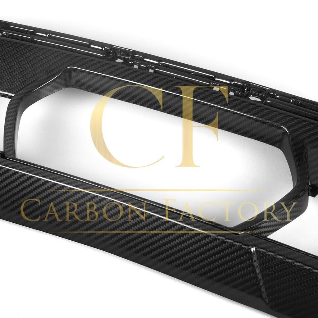OEM Style Pre-Preg Carbon Fibre Front Centre Trims for BMW G05 X5 LCI 23-25