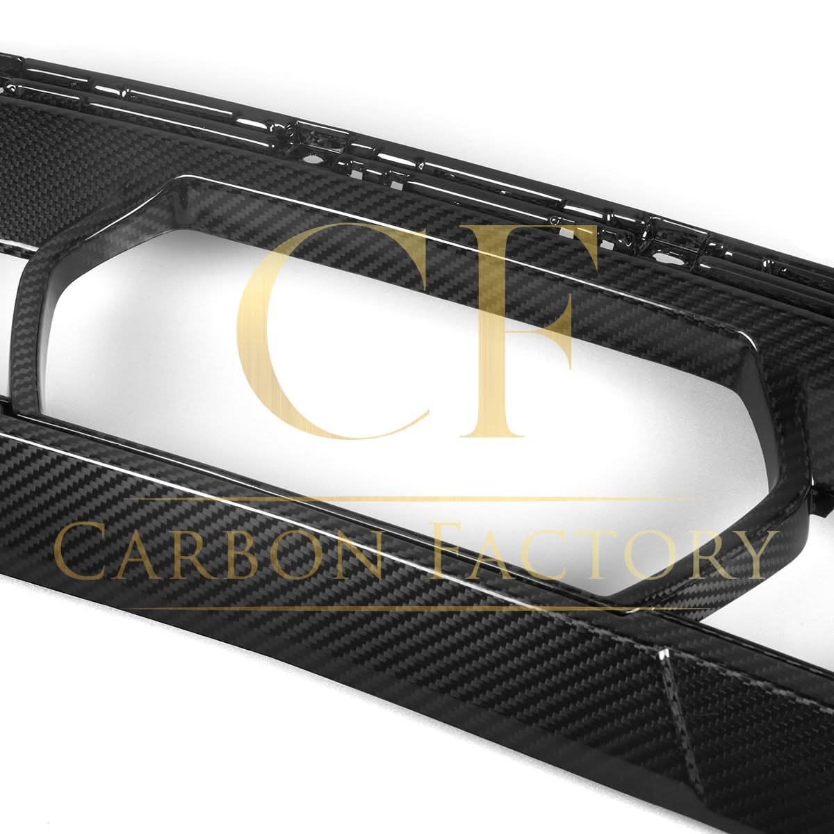 OEM Style Pre-Preg Carbon Fibre Front Centre Trims for BMW G05 X5 LCI 23-25