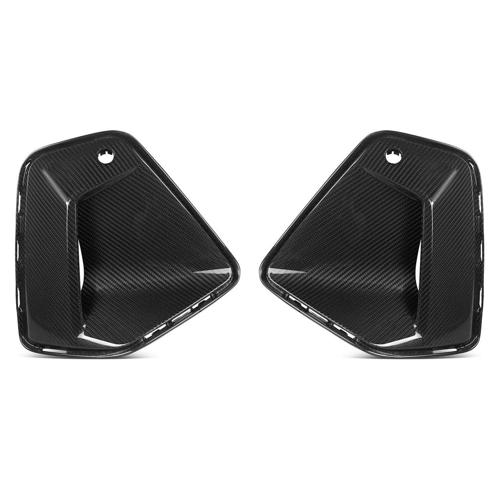 OEM Style Pre-Preg Carbon Fibre Front Side Vent Trims for BMW G60 5 Series 24-Present