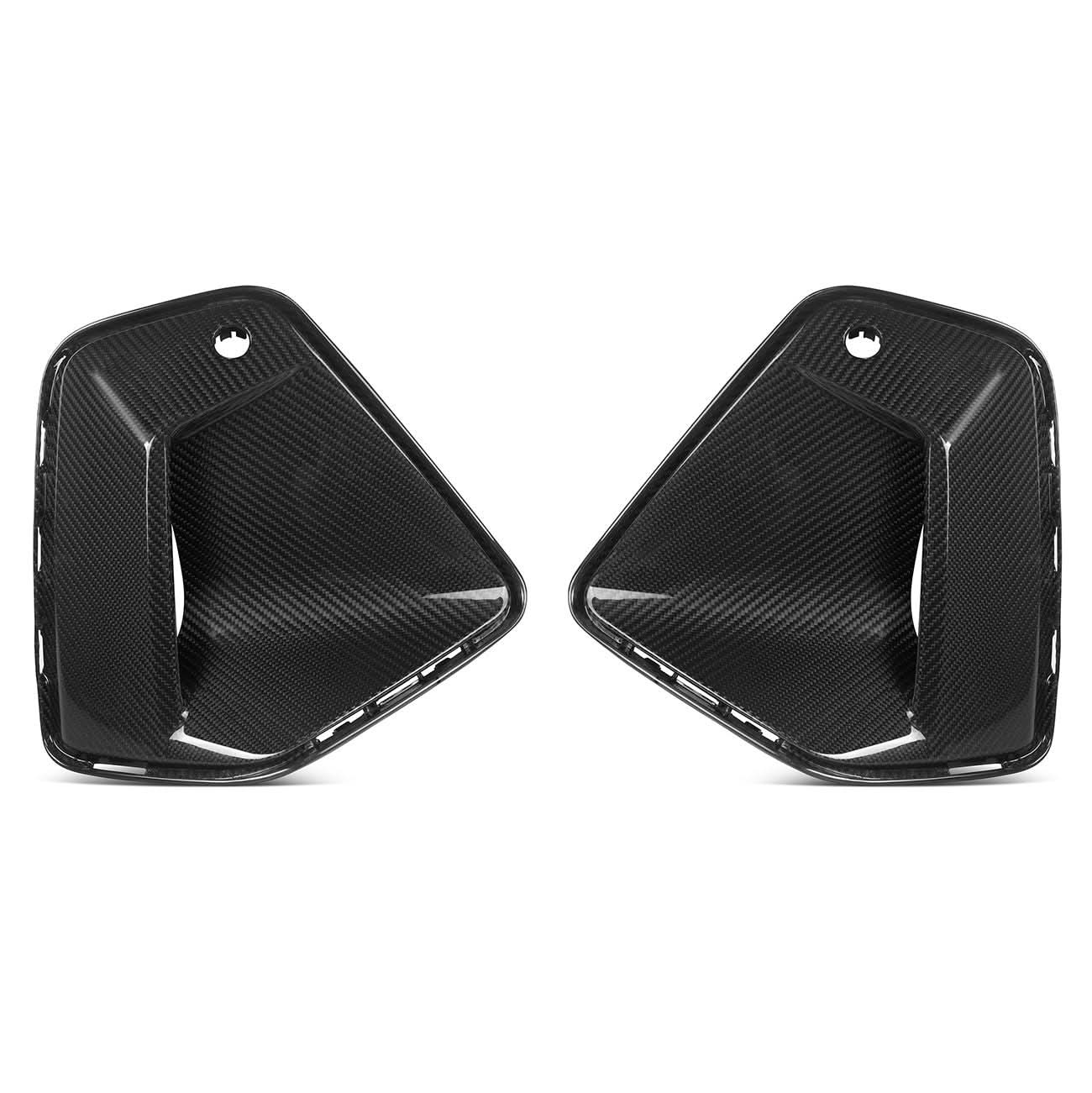 OEM Style Pre-Preg Carbon Fibre Front Side Vent Trims for BMW G60 5 Series 24-Present