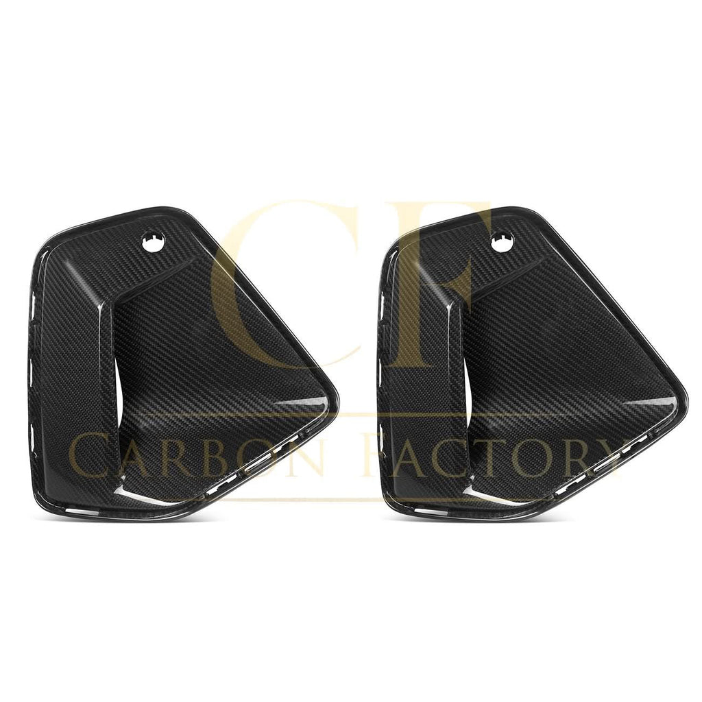 OEM Style Pre-Preg Carbon Fibre Front Side Vent Trims for BMW G60 5 Series 24-Present