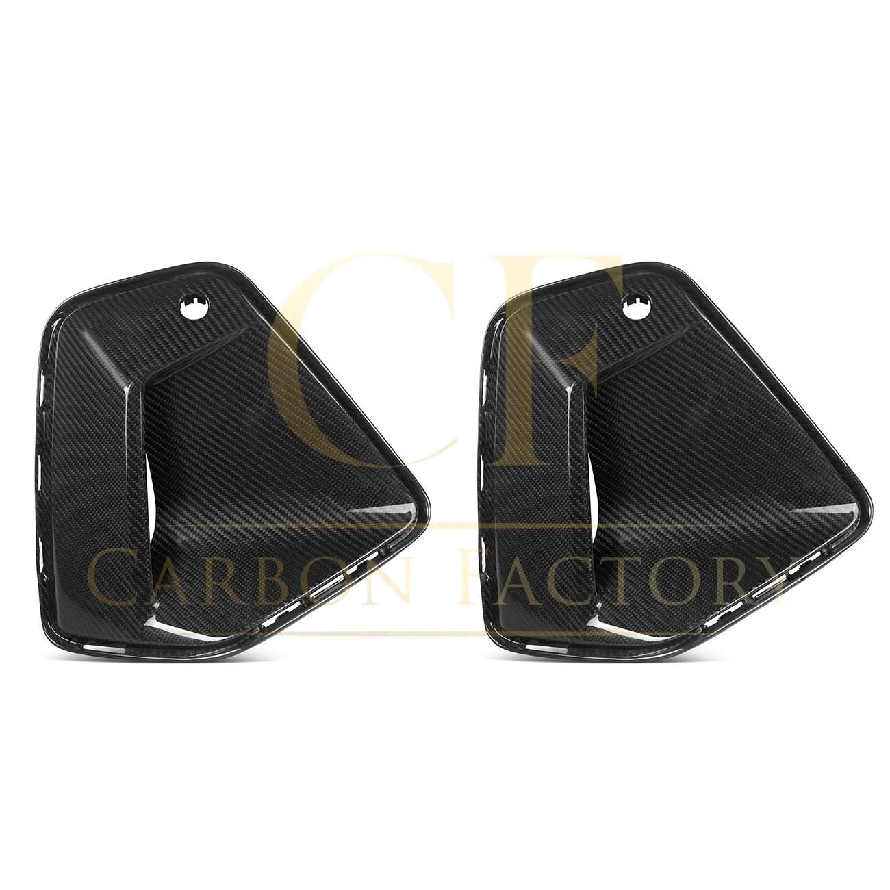 OEM Style Pre-Preg Carbon Fibre Front Side Vent Trims for BMW G60 5 Series 24-Present