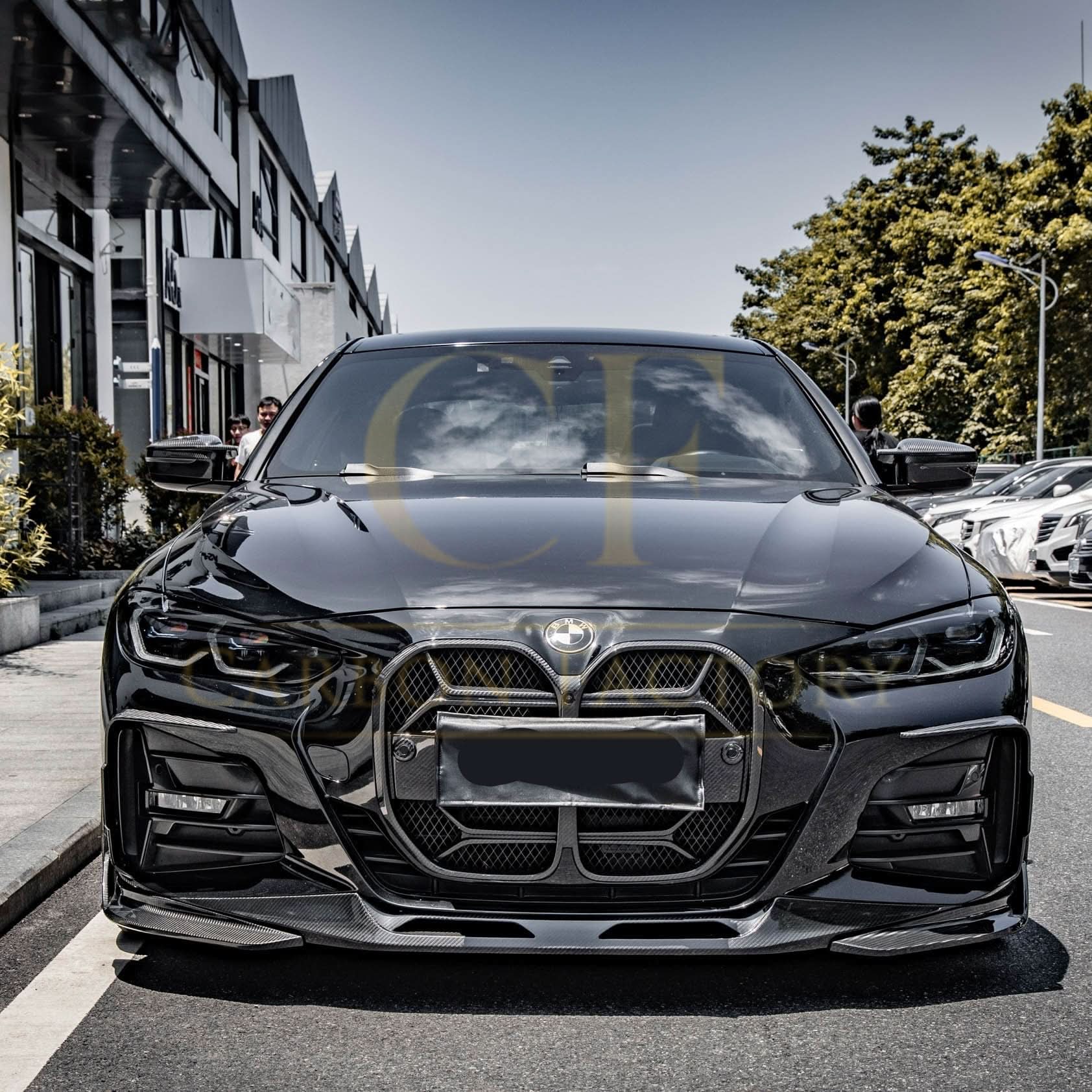 Pre-Preg Carbon Fibre Front Bumper Trims for BMW 4 Series G22 G23 20-Present