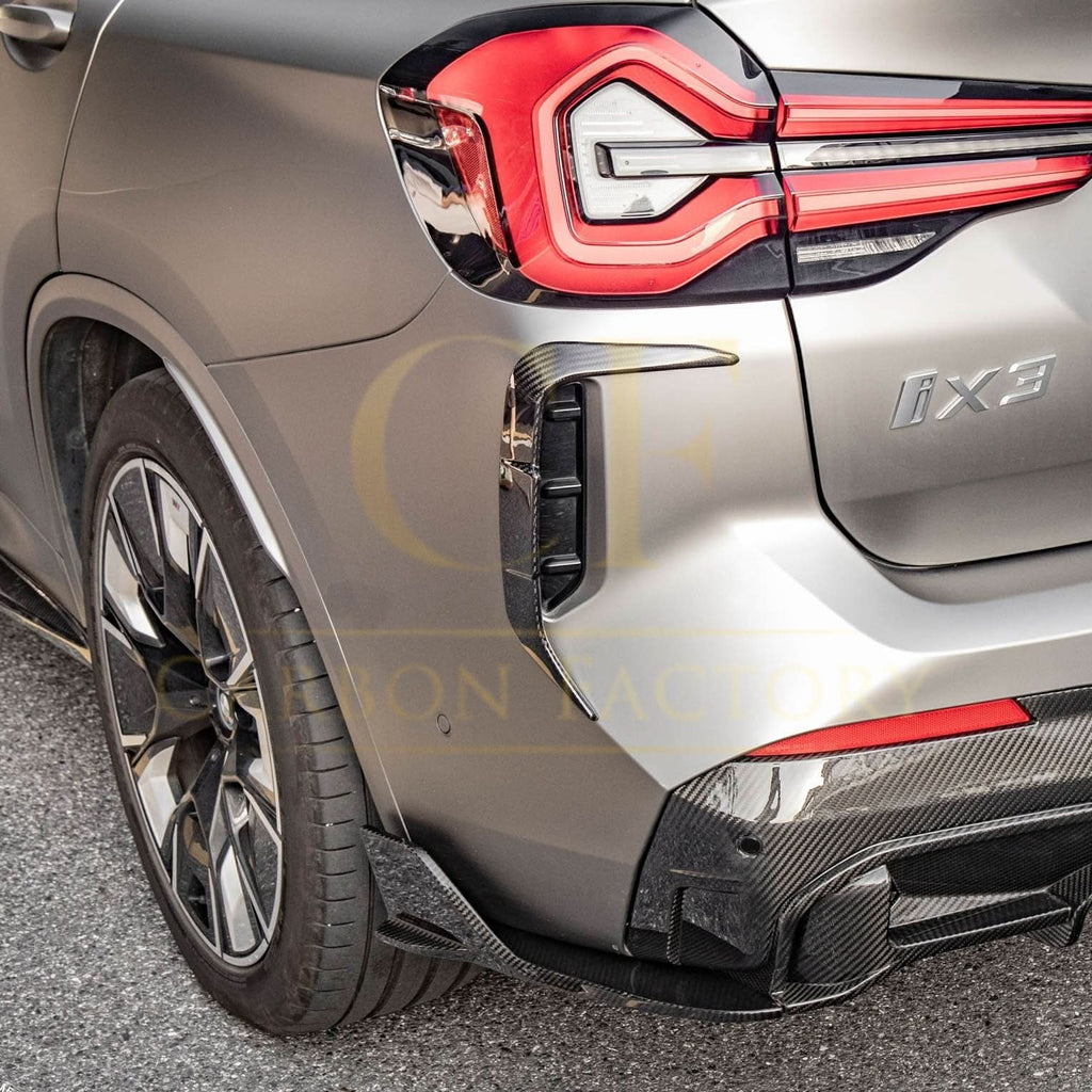 Pre-Preg Carbon Fibre Rear Canards for BMW G01 X3 LCI G08 IX3 22-25