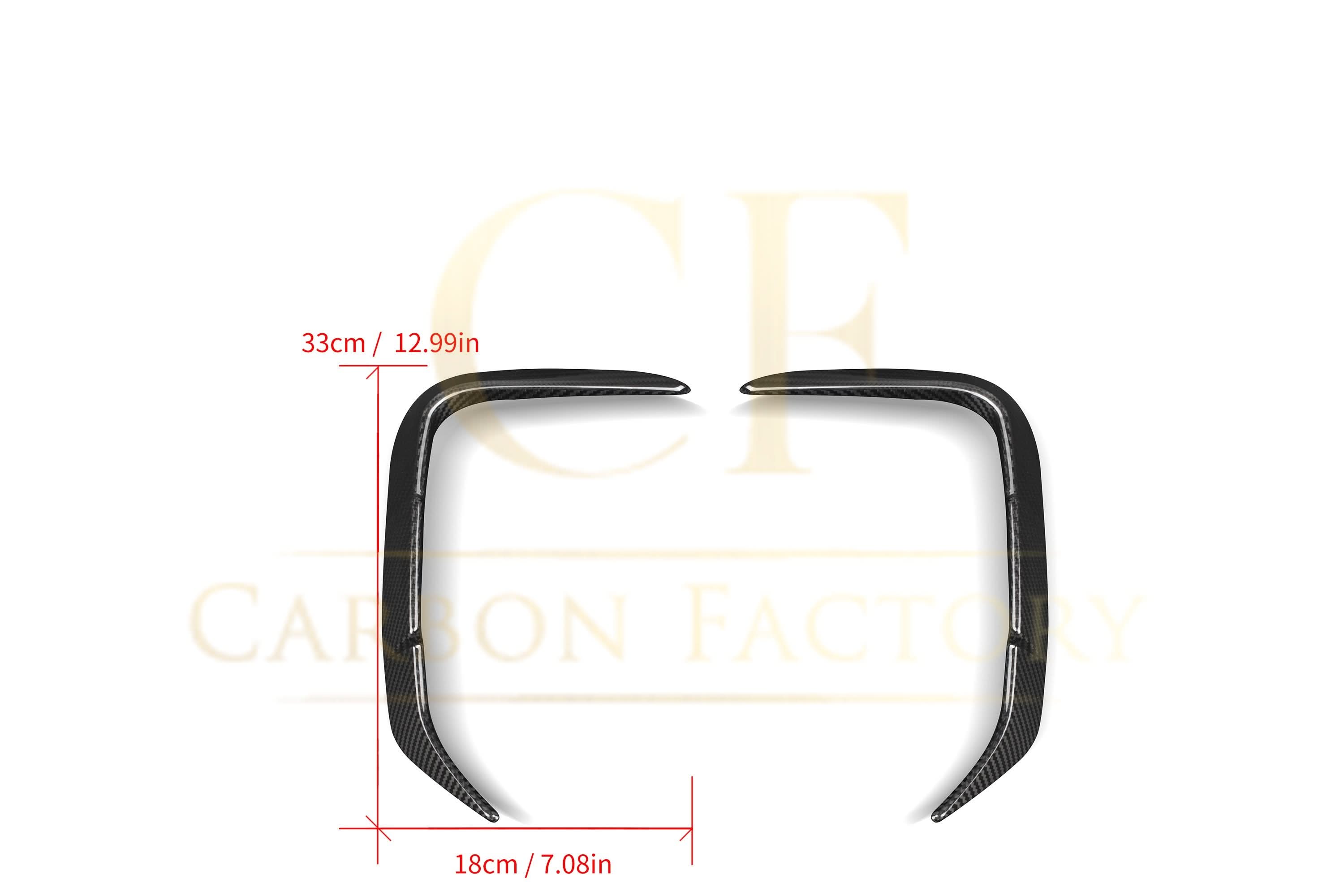 Pre-Preg Carbon Fibre Rear Canards for BMW G01 X3 LCI G08 IX3 22-25