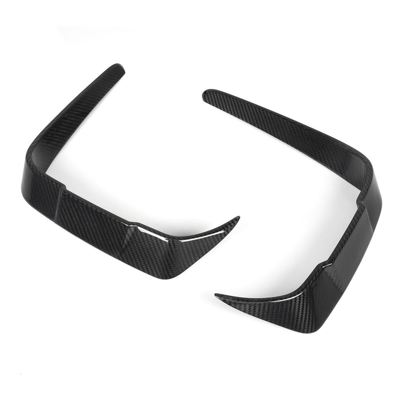 SQ Style Pre-Preg Carbon Fibre Front Bumper Canards for BMW F87 M2 LCI 18-22