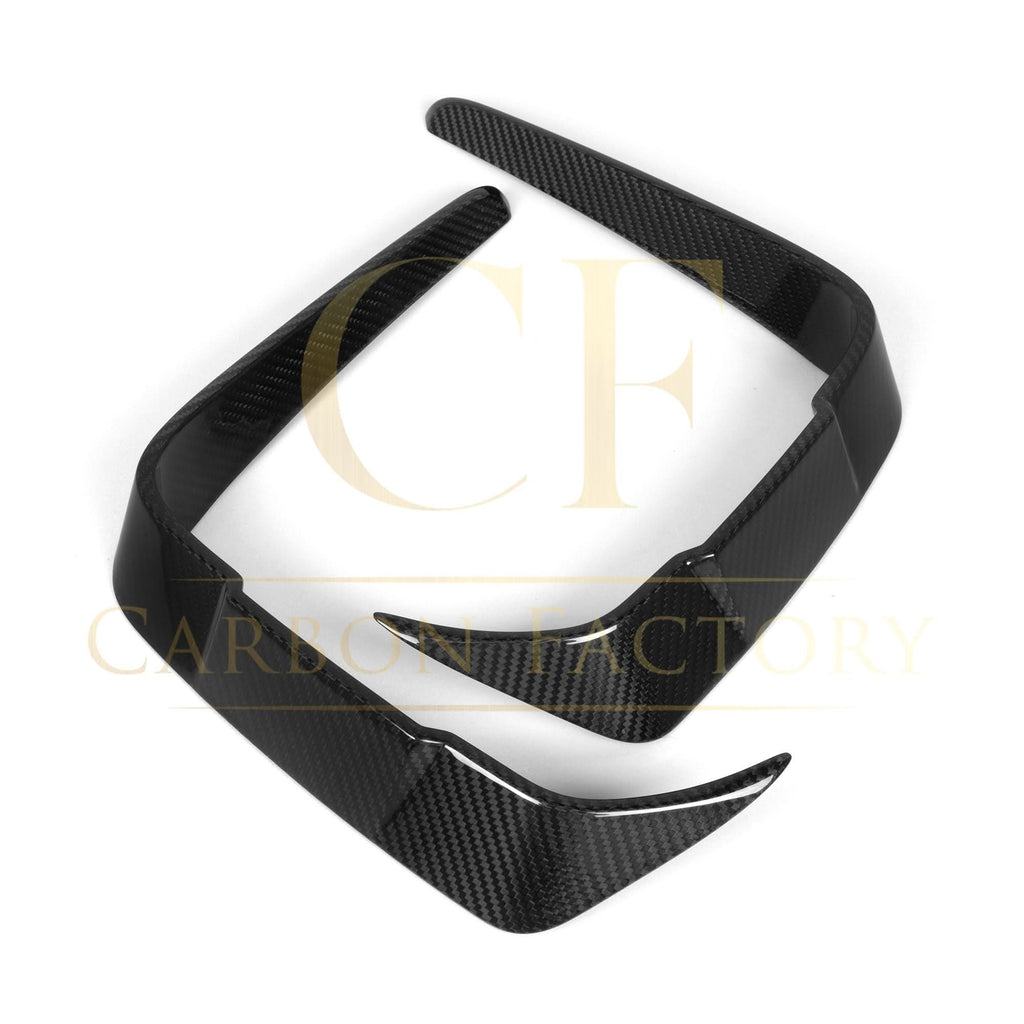 SQ Style Pre-Preg Carbon Fibre Front Bumper Canards for BMW F87 M2 LCI 18-22