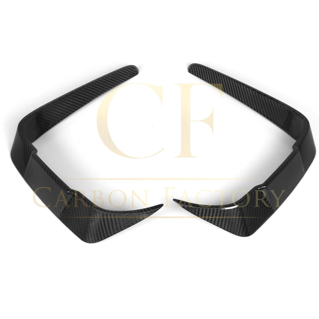 SQ Style Pre-Preg Carbon Fibre Front Bumper Canards for BMW F87 M2 LCI 18-22