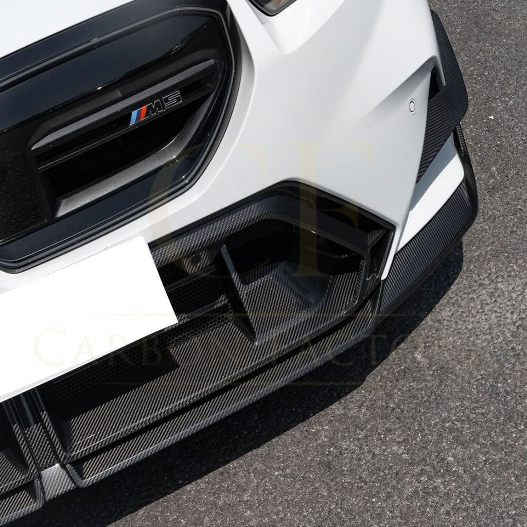 SQ Style Pre-Preg Carbon Fibre Front Bumper Center Trim for BMW G90 G99 M5 2025-Present
