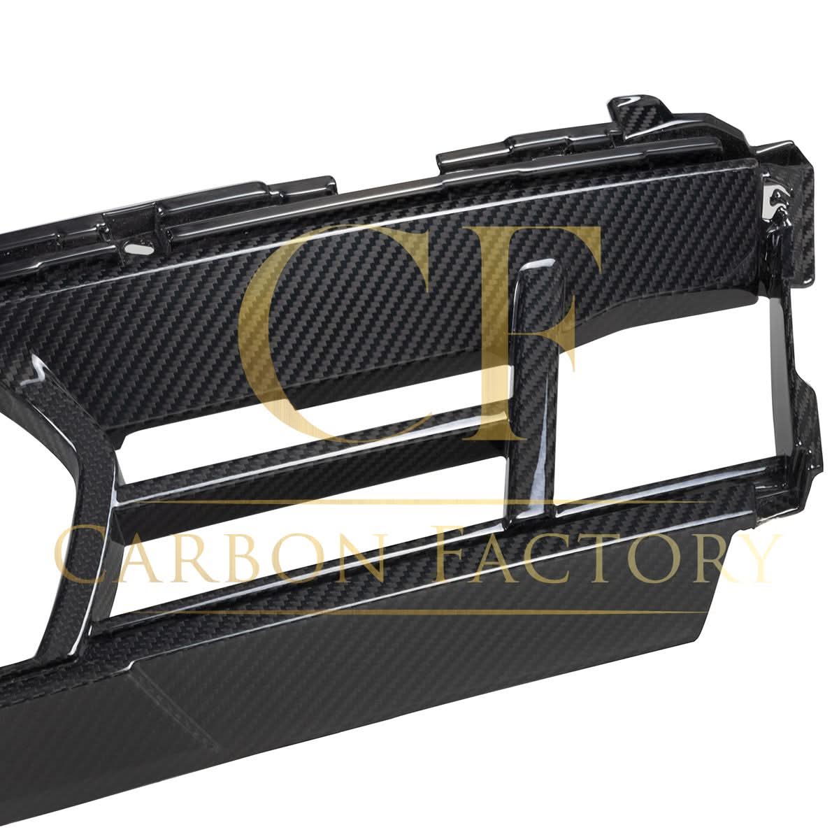 SQ Style Pre-Preg Carbon Fibre Front Centre Trims for BMW G05 X5 LCI 23-25