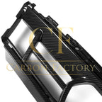 SQ Style Pre-Preg Carbon Fibre Front Centre Trims for BMW G05 X5 LCI 23-25