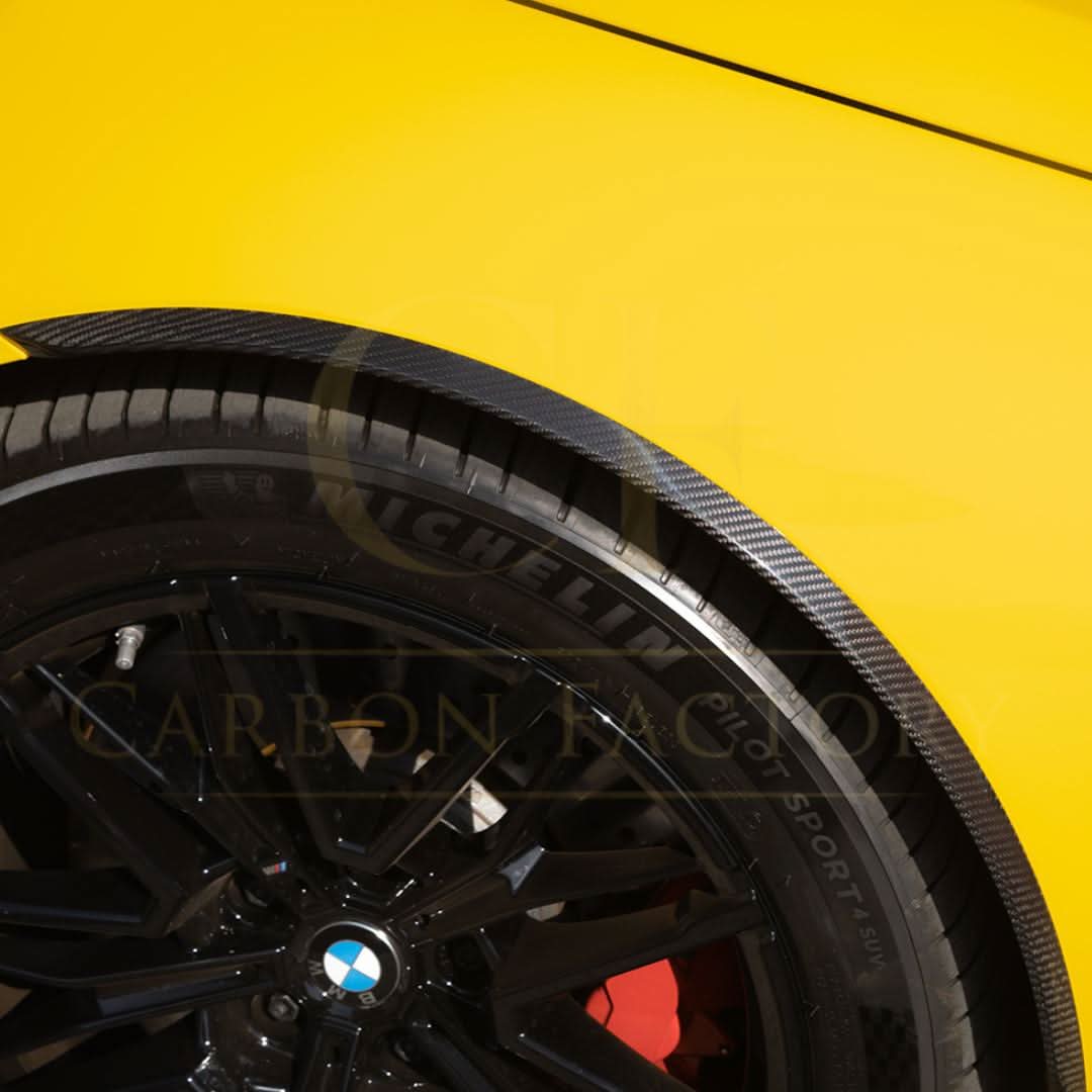 SQ Style Pre-Preg Carbon Fibre Front Wheel Arch Trims for BMW G90 G99 M5 2025-Present