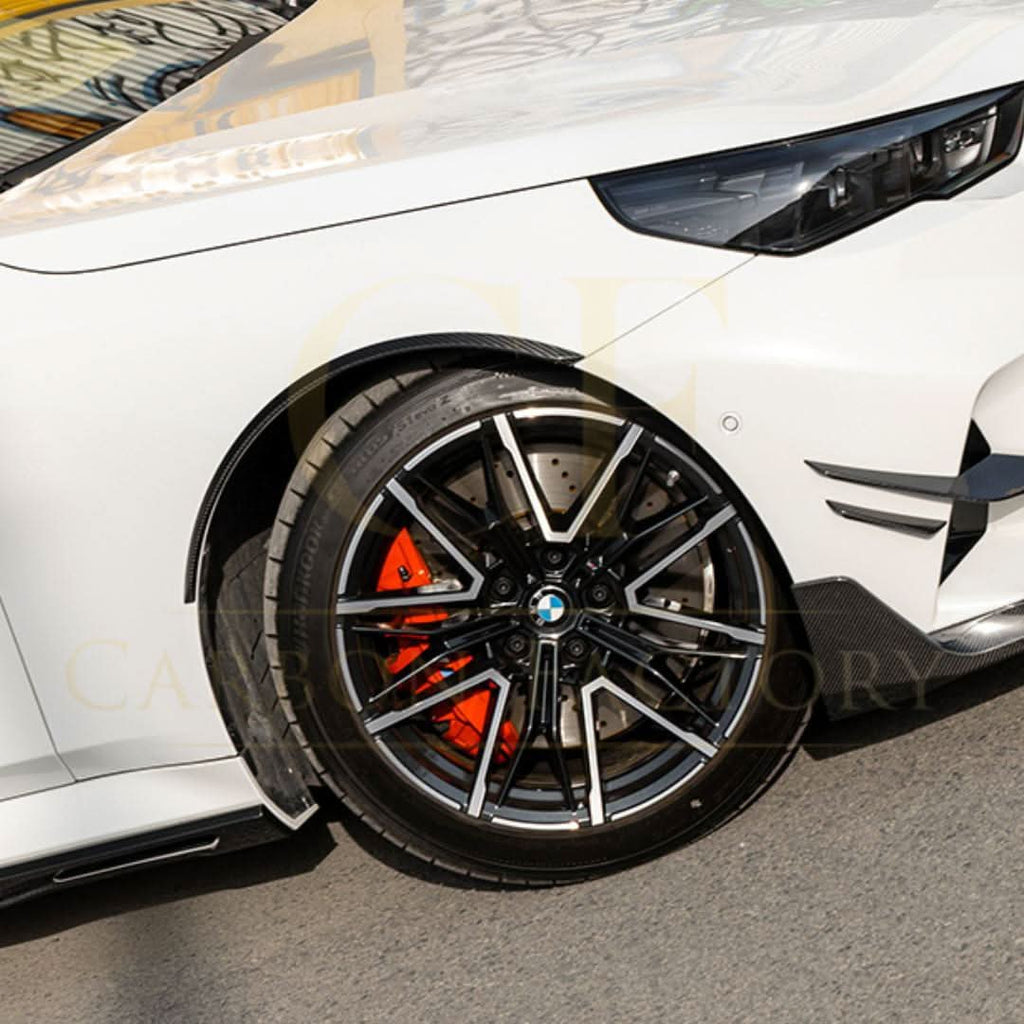 SQ Style Pre-Preg Carbon Fibre Front Wheel Arch Trims for BMW G90 G99 M5 2025-Present