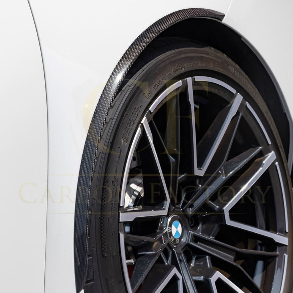 SQ Style Pre-Preg Carbon Fibre Front Wheel Arch Trims for BMW G90 G99 M5 2025-Present