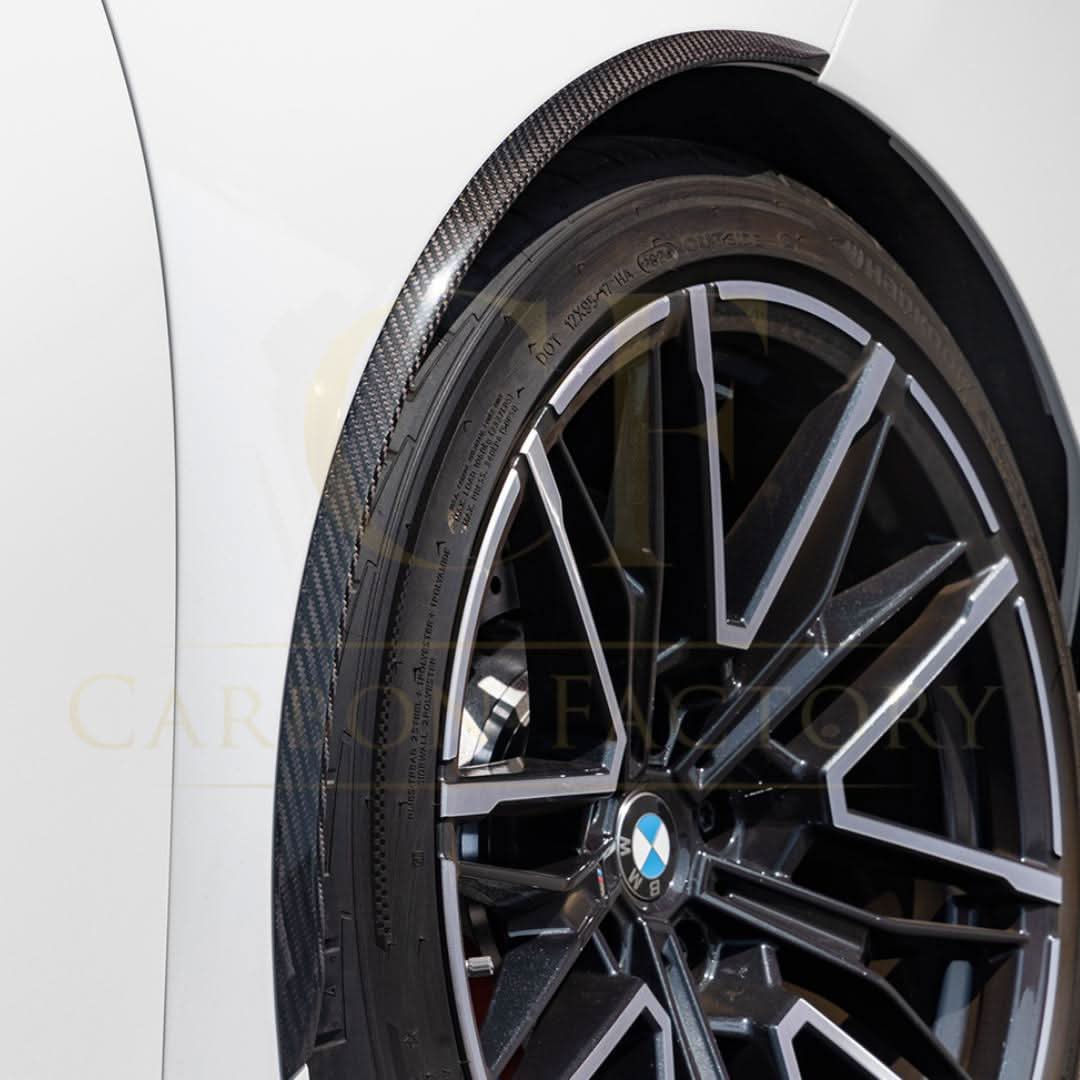 SQ Style Pre-Preg Carbon Fibre Front Wheel Arch Trims for BMW G90 G99 M5 2025-Present