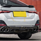 SQ Style Pre-Preg Carbon Fibre Rear Bumper Trims for BMW G26 4 Series Gran Coupe 21-24