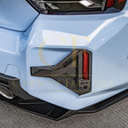 SQ Style Pre-Preg Carbon Fibre Rear Bumper Trims for BMW G87 M2 23-Present