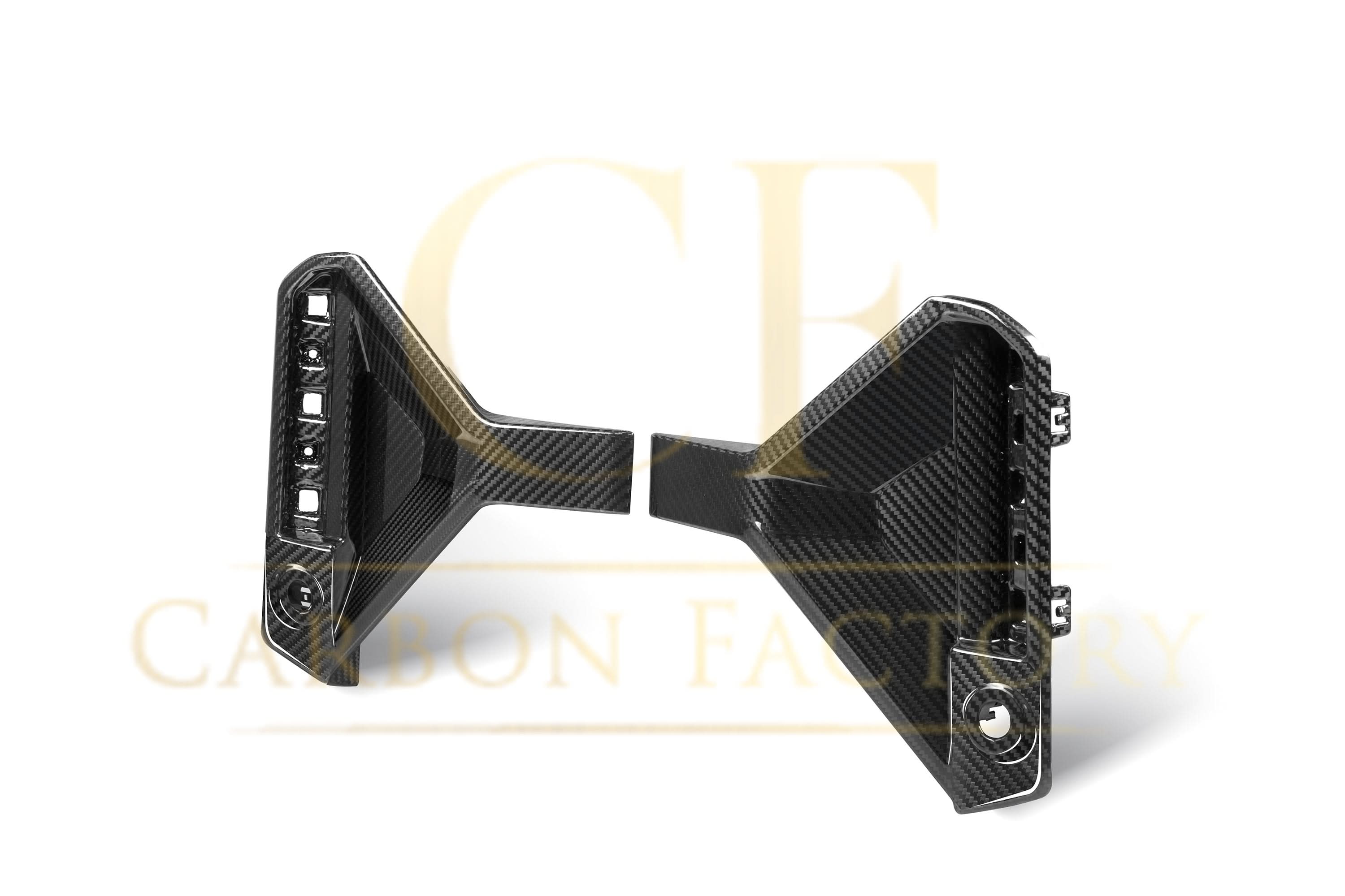 SQ Style Pre-Preg Carbon Fibre Rear Bumper Trims for BMW G87 M2 23-Present
