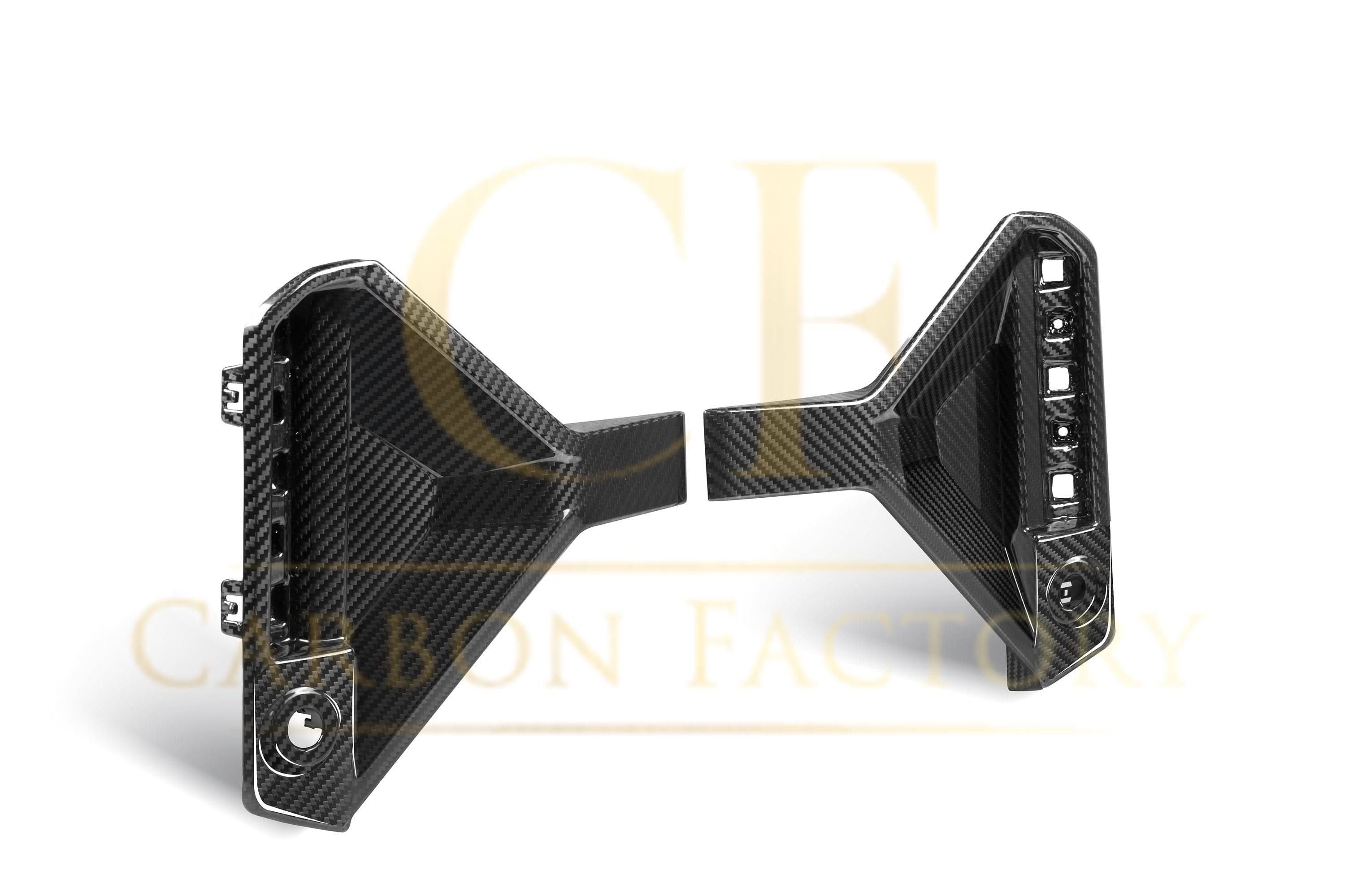 SQ Style Pre-Preg Carbon Fibre Rear Bumper Trims for BMW G87 M2 23-Present