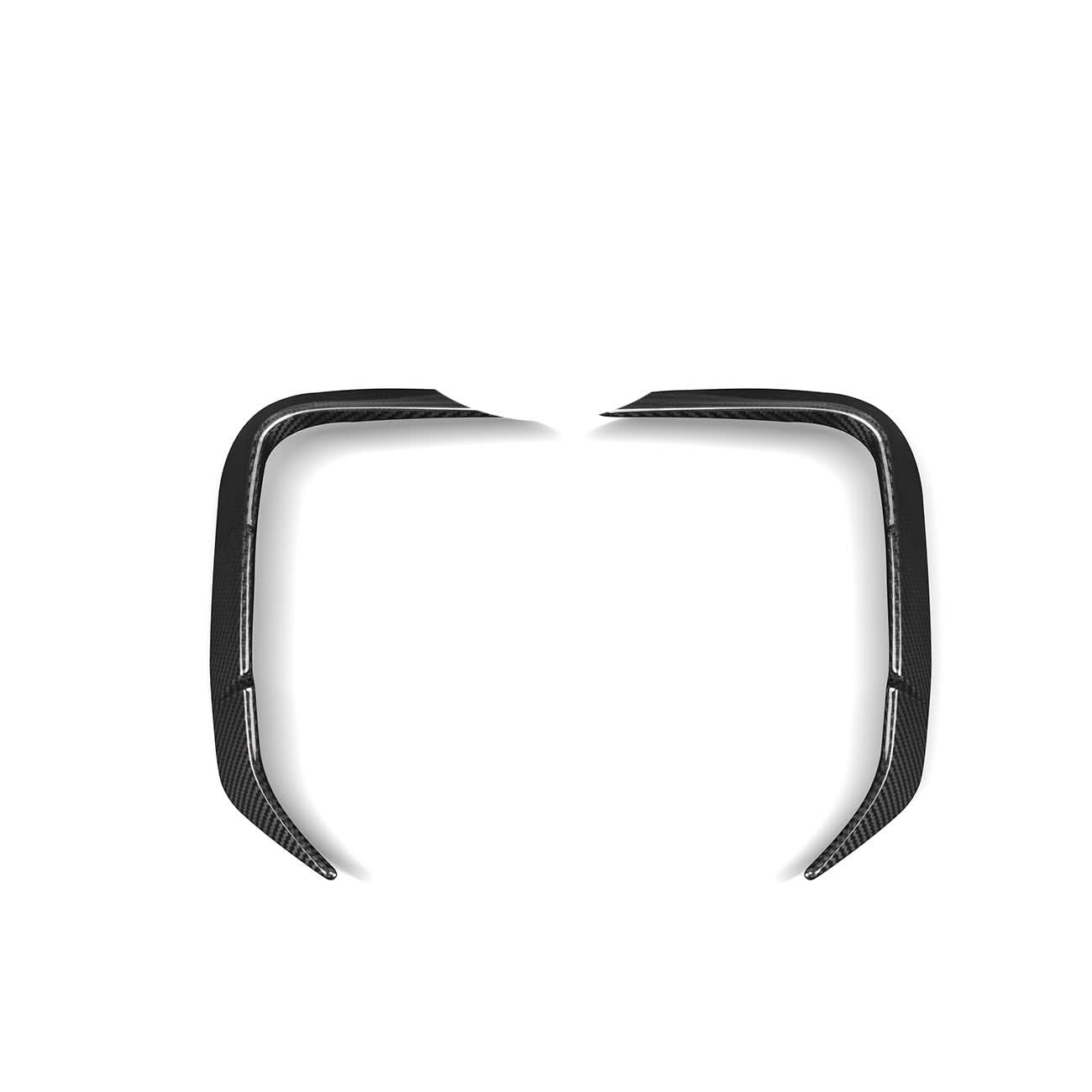 SQ Style Pre-Preg Carbon Fibre Rear Canards for BMW G01 X3 LCI 22-25