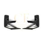 V Style Pre-Preg Carbon Fibre Front Bumper Trims for BMW F97 X3M F98 X4M LCI 22-26