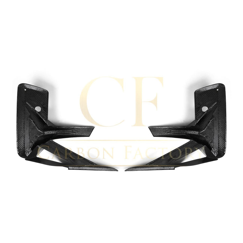 V Style Pre-Preg Carbon Fibre Front Bumper Trims for BMW F97 X3M F98 X4M LCI 22-26