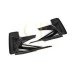 V Style Pre-Preg Carbon Fibre Front Bumper Trims for BMW F97 X3M F98 X4M LCI 22-26