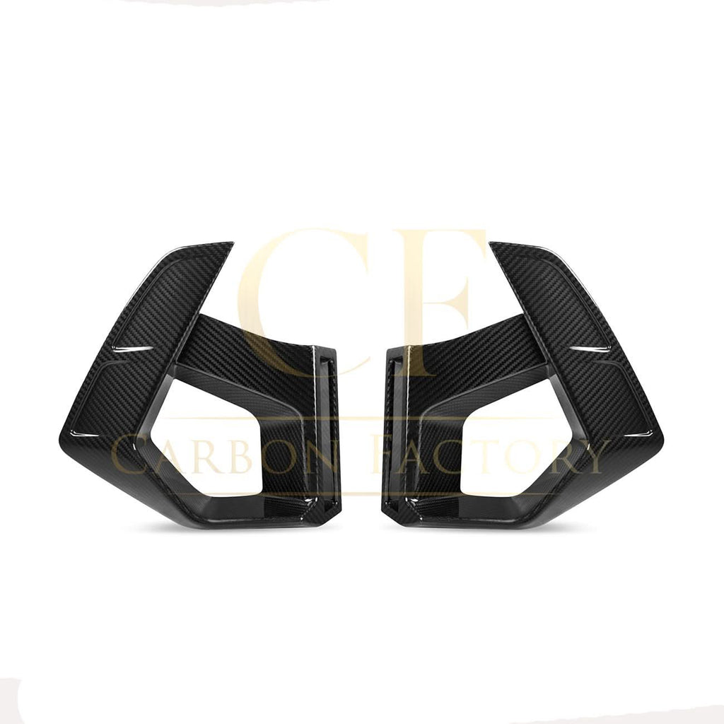 V Style Pre-Preg Carbon Fibre Front Induction Trims for BMW F97 X3M F98 X4M LCI 22-26