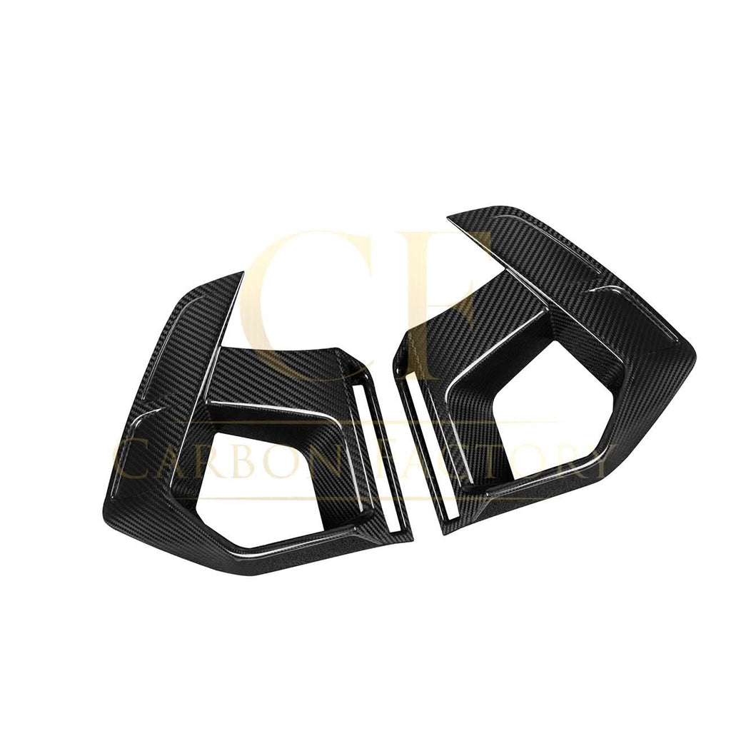 V Style Pre-Preg Carbon Fibre Front Induction Trims for BMW F97 X3M F98 X4M LCI 22-26