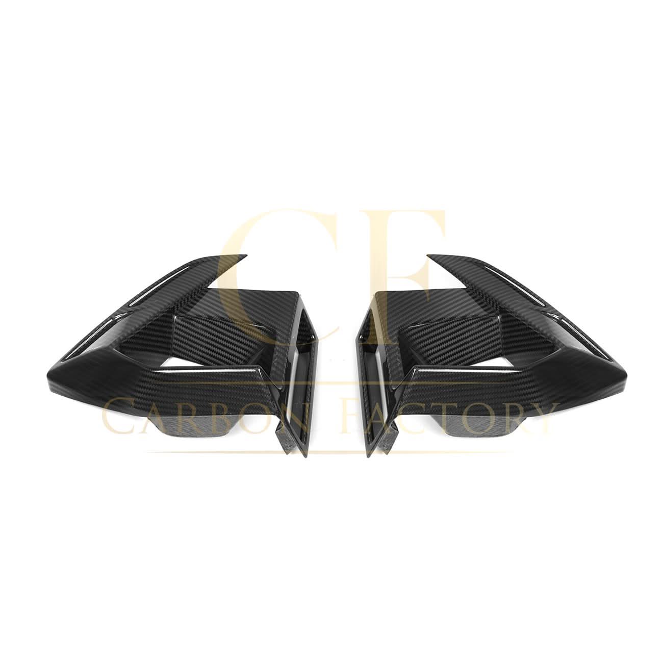 V Style Pre-Preg Carbon Fibre Front Induction Trims for BMW F97 X3M F98 X4M LCI 22-26